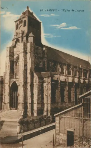 CPA Lisieux Eglise St.-Jacques 1920