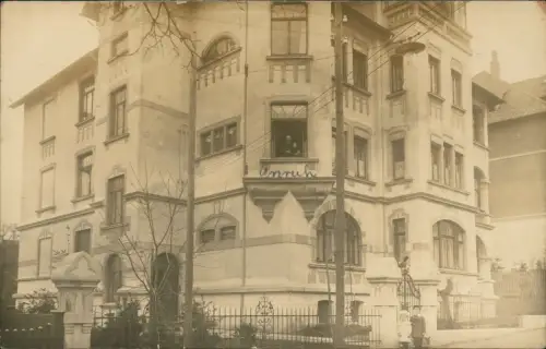 Ansichtskarte Bad Blankenburg Fassade Gründerzeithaus 1910