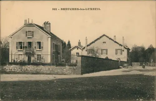 CPA Breuches-les-Luxeuil Stadtpartie 1916