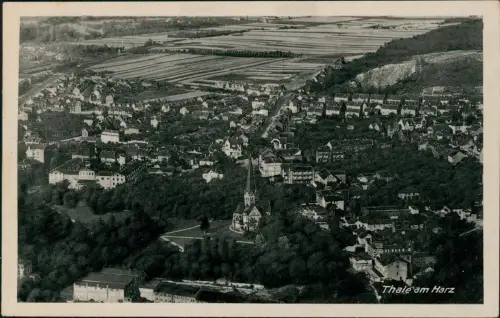 Ansichtskarte Thale (Harz) Luftbild Fliegeraufnahme 1930