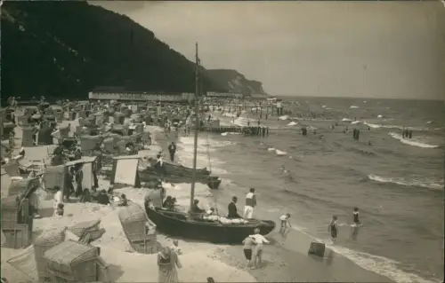 Ansichtskarte Sellin Familienbad Herrenbad 1917