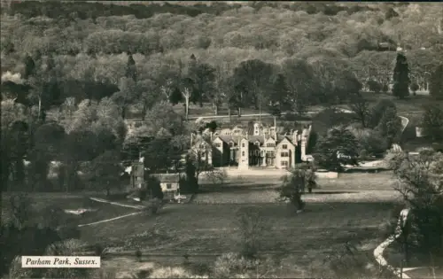 Postcard Storrington Sussex Parham Park - Fotokarte 1955