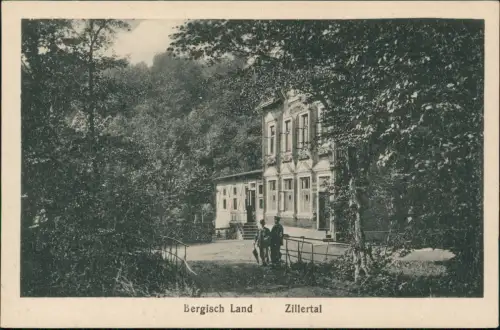 Ansichtskarte .Nordrhein-Westfalen Bergisch Land Zillertal b Remscheid 1918