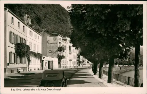 Ansichtskarte Bad Ems Lahnstraße BP Werbung 1960