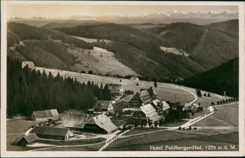 Ansichtskarte Feldberg (Schwarzwald) Luftbild Hotel Feldberger-Hof 1938