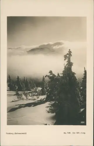 Ansichtskarte Titisee-Neustadt Feldberg Der Silberberg im Winter 1929