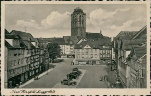 Ansichtskarte Bad Hersfeld Linggplatz 1950