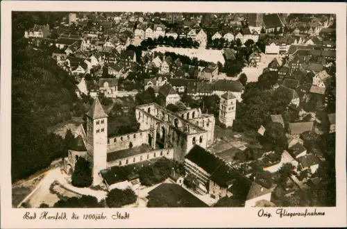 Ansichtskarte Bad Hersfeld Luftbild Fliegeraufnahme 1930