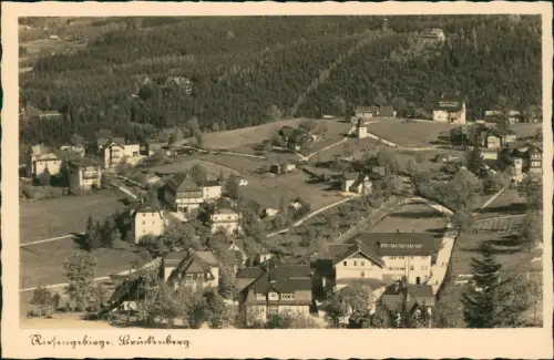 Postcard Brückenberg-Krummhübel Karpacz Górny Karpacz Stadtpartie 1930