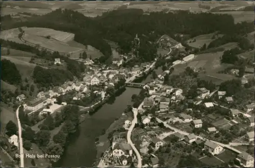 Ansichtskarte Hals-Passau Luftbild Fliegeraufnahme 1965