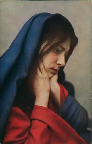 Ansichtskarte Oberammergau Passionsspiele Darsteller: Martha Veit 1922