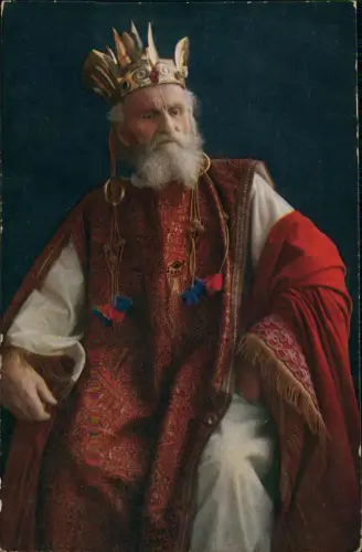 Ansichtskarte Oberammergau Passionsspiele Herodes 1922