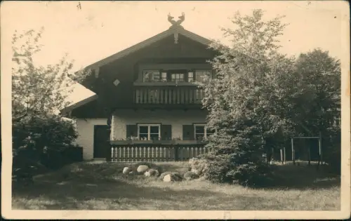 Ansichtskarte Oberammergau Haus 1932