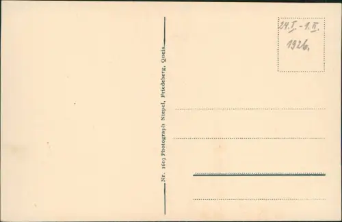 Postcard Bad Flinsberg Świeradów-Zdrój Blick vom Hasenstein. 1922