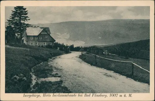 Postcard Bad Flinsberg Świeradów-Zdrój Hirts Iserkammbaude 1926