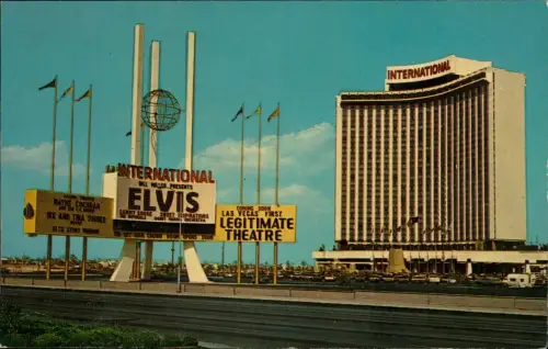 Postcard Las Vegas Nevada International Hotel 1980