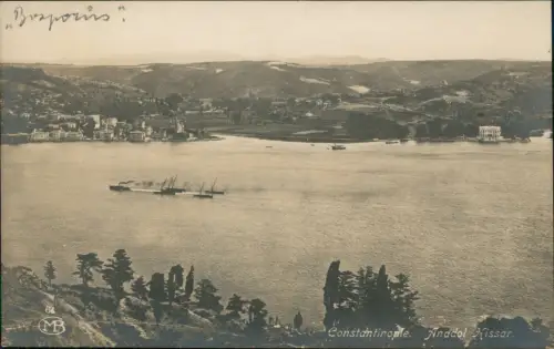 Postcard Istanbul Anadol Hissar. 1916