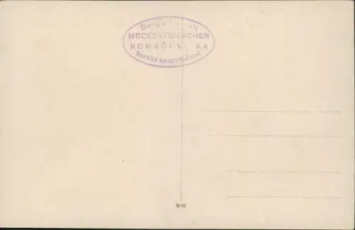 Voitsdorf-Graupen Fojtovice Krupka Hütte - Blick zum Mückentürmchen 1930