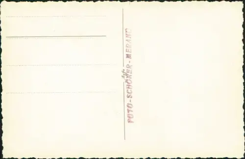 Cartolina Meran Merano Umzug Storch Wagen Kinder Fotokarte 1940