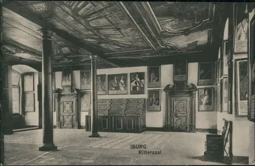 Ansichtskarte Bad Iburg Rittersaal 1918