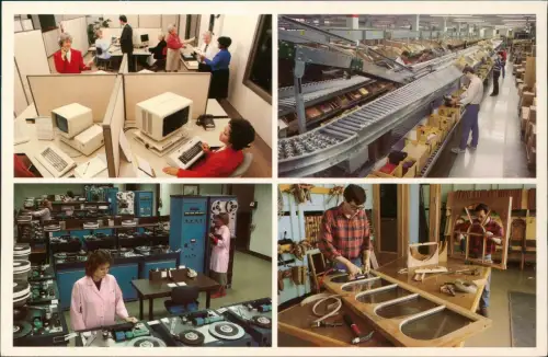 Postcard New York City DEPARTMENTS AT 360 FURMAN STREET Watch Tower 1990