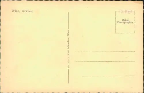 Ansichtskarte Wien Graben Restaurant 1930