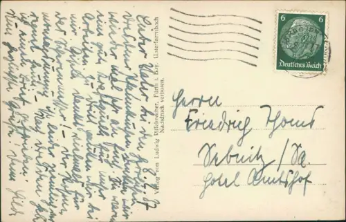 .Bayern Bayerischer Wald Der granitene Trümmer-Gipfel Lusen 1938