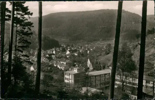 Ansichtskarte Calmbach-Bad Wildbad Blick auf die Stadt 1963