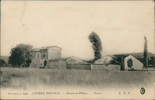 CPA Bonzée-en-Woëvre GUERRE 1914-1915 1916  gel. Feldpoststempel