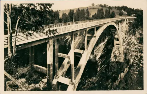 Rottenbuch Echelsbacher Brücke Ammerhochbrücke - Fotokarte 1930