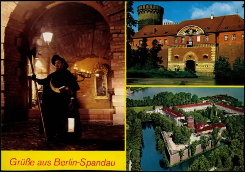 Ansichtskarte Spandau-Berlin 3 Bild Juliusturm Nachtwächter 1979