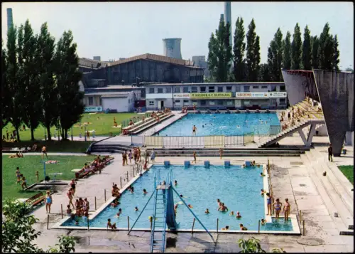 Pressburg Bratislava Kúpalisko n. p. Matador Schwimmstadion 1971