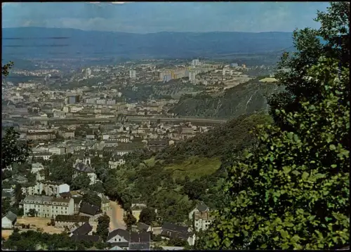Postcard Aussig Ústí nad Labem General View 1967