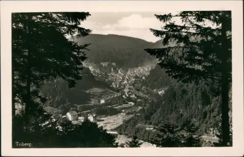 Ansichtskarte Triberg im Schwarzwald Panorama-Ansicht 1940