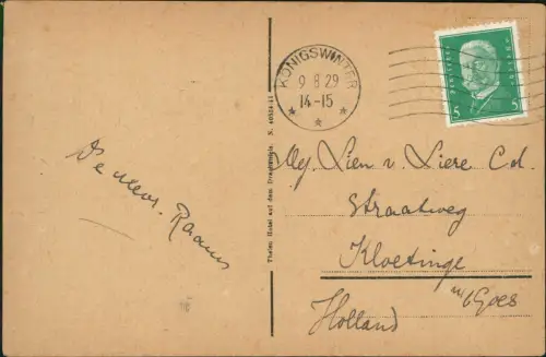 Königswinter Umlandansicht Drachenfels a. Rhein u. Königswinter 1929