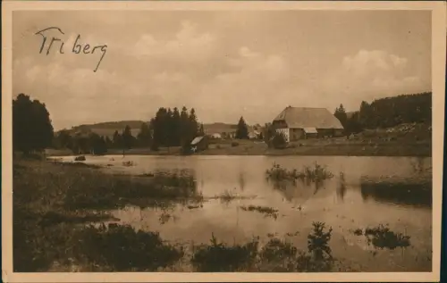 Ansichtskarte Triberg im Schwarzwald Stausee Schönwald bei Triberg 1920