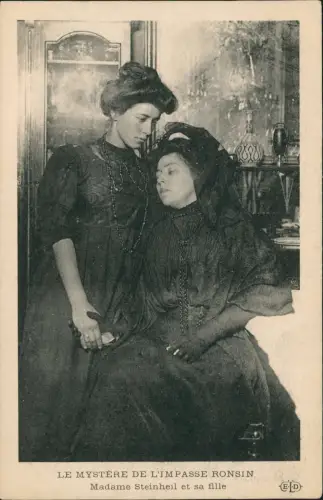Kuriositäten Madame Steinheil et sa fille Frankreich France 1917