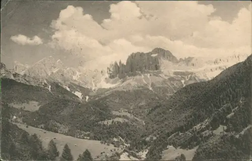 Cartolina Bozen Bolzano Tirol: Dolomiten. Der Rosengarten 1909