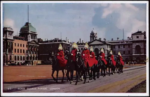 Postcard London HORSE GUARDS PARADE 1962