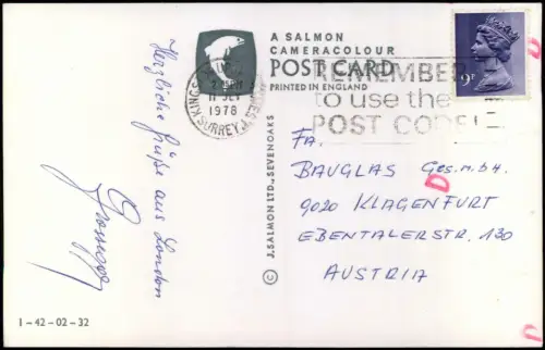 Postcard London TROOPING THE COLOUR, HORSE GUARDS PARADE 1978