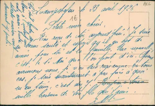 Ansichtskarte Landau in der Pfalz Protestantische Kirche 1926