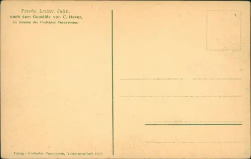 Friedr. Ludw. Jahn Gemälde C. Haver im Besitze des Crefelder Turnvereins 1911
