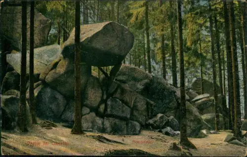 Ansichtskarte Oker-Goslar Okertal Felsen "Mausefalle" 1910