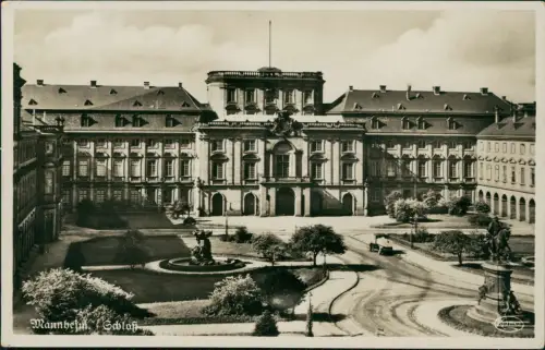 Ansichtskarte Mannheim Schloss Partie 1930