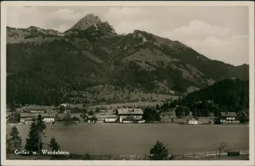 Ansichtskarte Geitau-Bayrischzell Stadtblick 1932