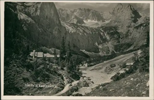 Ansichtskarte Garmisch-Partenkirchen Angerhütte Höllental Fotokarte 1929