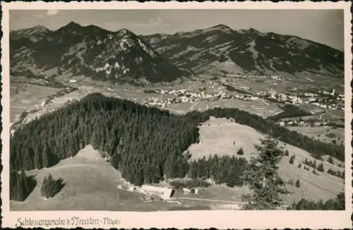 Ansichtskarte Pfronten (Allgäu) Schlossangeralm Allgäu 1931