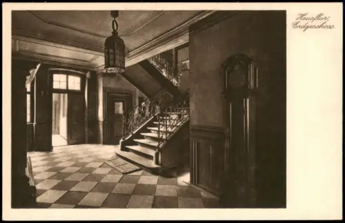 Ansichtskarte Frankfurt am Main Goethehaus Hausflur Erdgeschoß 1920