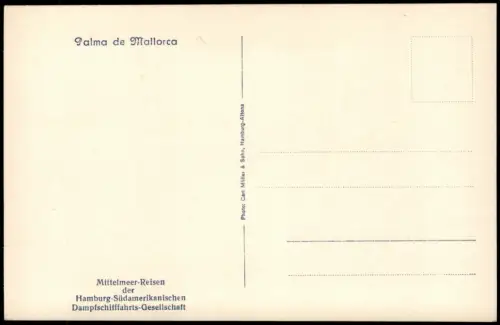 Postale Palma ( de Mallorca) Panorama-Ansicht, Stadt-Totalansicht 1930