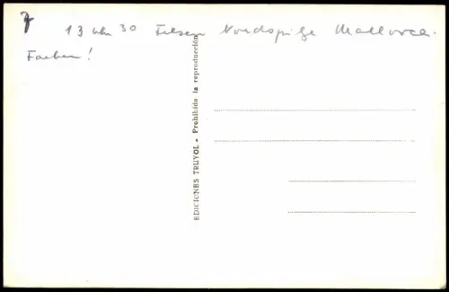 Postale Palma ( de Mallorca) Panorama-Ansicht Vista general 1950